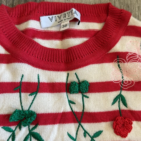 Vivetta wool embroidered sweater - Picture 3 of 8